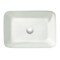 Anzzi Innovio Rectangle Glass Vessel Bathroom Sink with White Finish LS-AZ910 - alternate 8